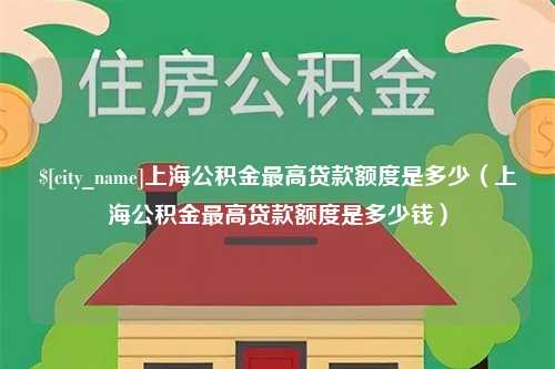 桦甸上海公积金最高贷款额度是多少（上海公积金最高贷款额度是多少钱）